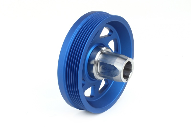 Toyota GR86 Crank Pulley - Perrin Performance - Lightweight - Blue - `22-`25